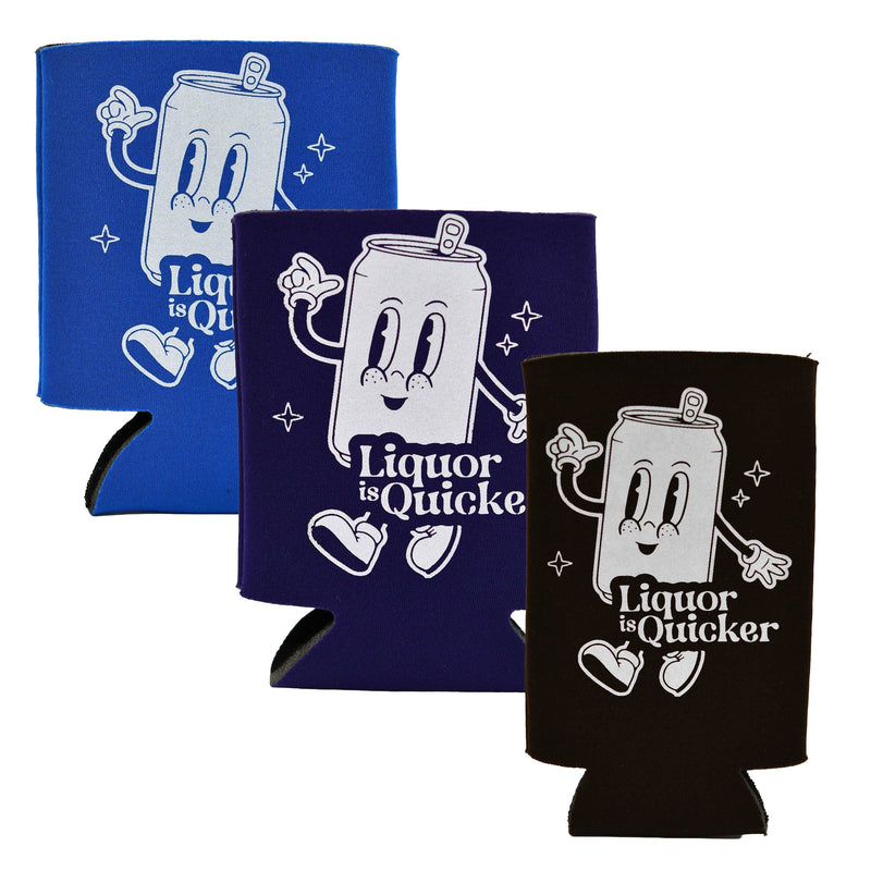 Liquor is Quicker Koozie | Multiple Colors & Sizes | The Hex + Hive
