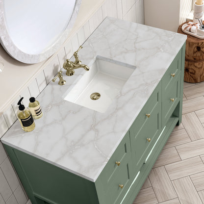 James Martin Breckenridge 48" Single Bathroom Vanity, Smokey Celadon