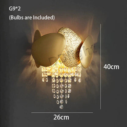 DecorBites™ Lizzie - Crystal Luxury Tassels LED Ceiling Chandelier No