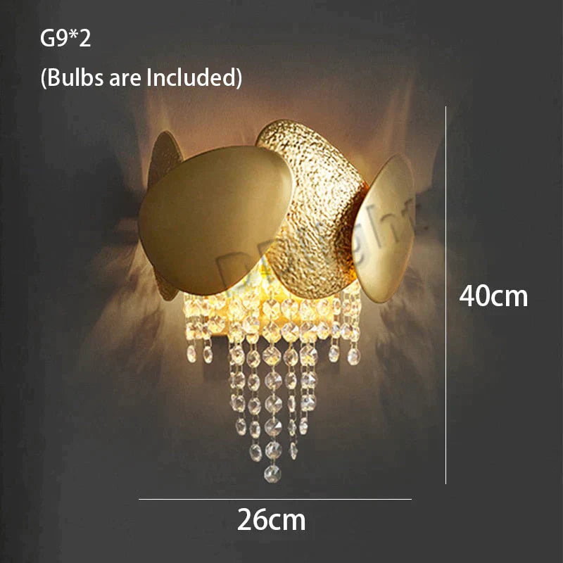 DecorBites™ Lizzie - Crystal Luxury Tassels LED Ceiling Chandelier No