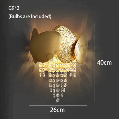DecorBites™ Lizzie - Crystal Luxury Tassels LED Ceiling Chandelier No