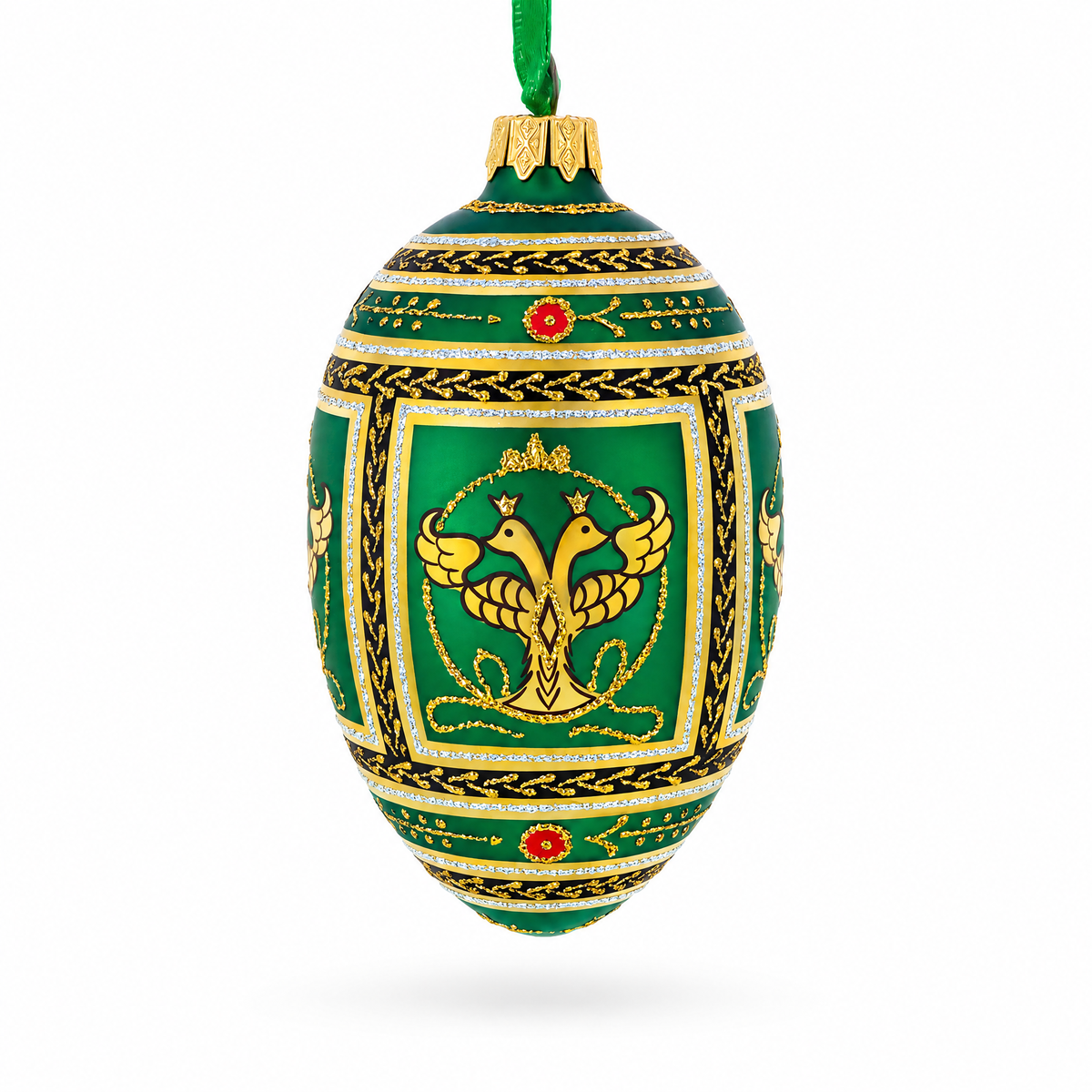 1912 Napoleonic Royal Egg Glass Ornament 4 Inches