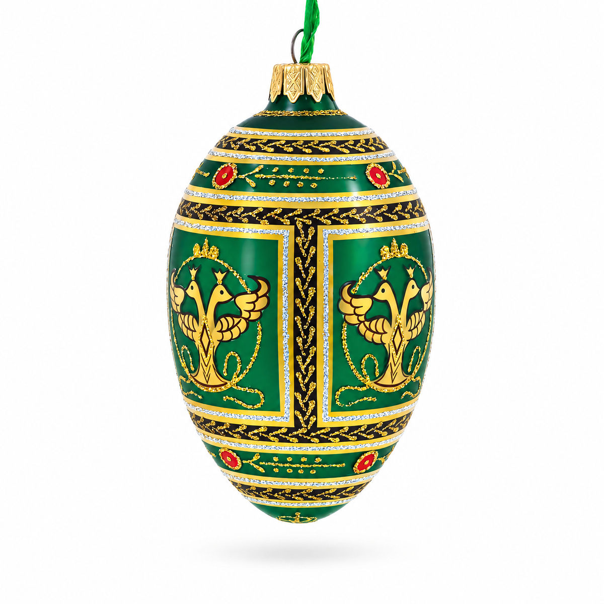 1912 Napoleonic Royal Egg Glass Ornament 4 Inches