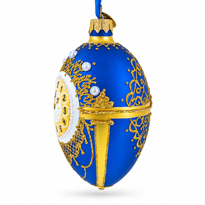 1900 Cockerel Royal Egg Glass Ornament 4 Inches
