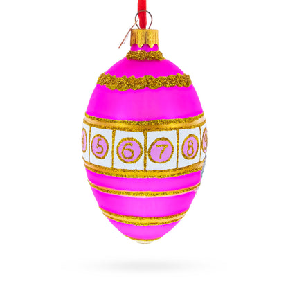 1910 Colonnade Royal Egg Glass Ornament 4 Inches