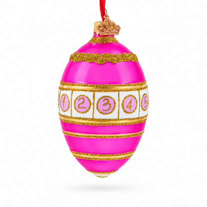 1910 Colonnade Royal Egg Glass Ornament 4 Inches