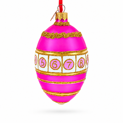 1910 Colonnade Royal Egg Glass Ornament 4 Inches