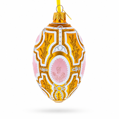 1914 Catherine the Great Royal Glass Egg Ornament 4 Inches