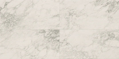 Veneer World Atelier Charme Evo Flute Renoir Plus Marble Look Porcelain Accent Tiles 24x48
