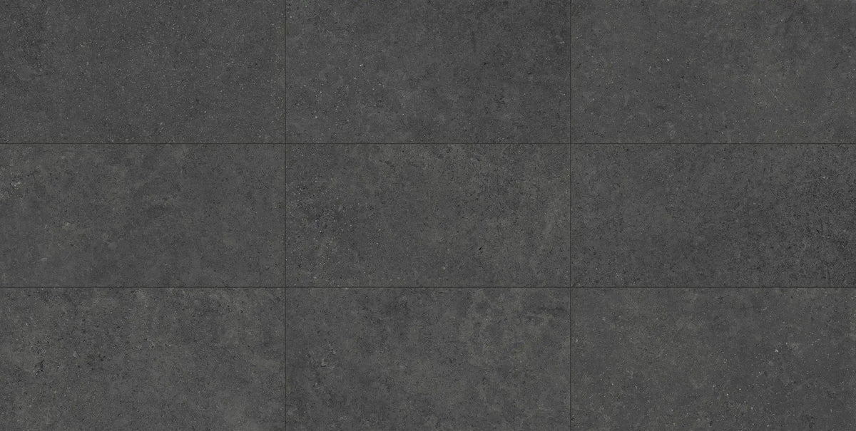 Mood Charcoal Limestone Look Porcelain Tiles 24x48