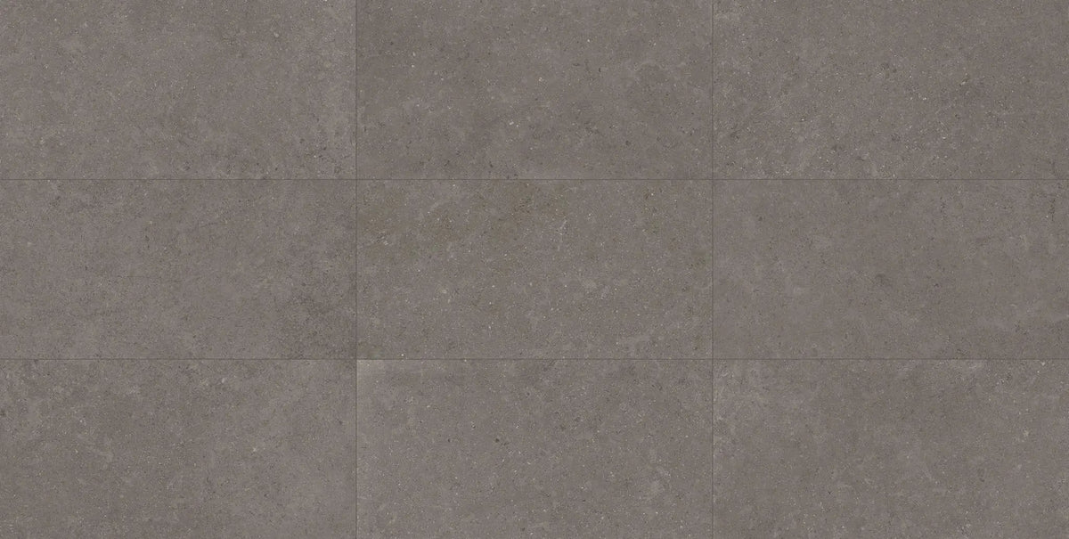 Mood Dark Limestone Look Porcelain Tiles 24x48