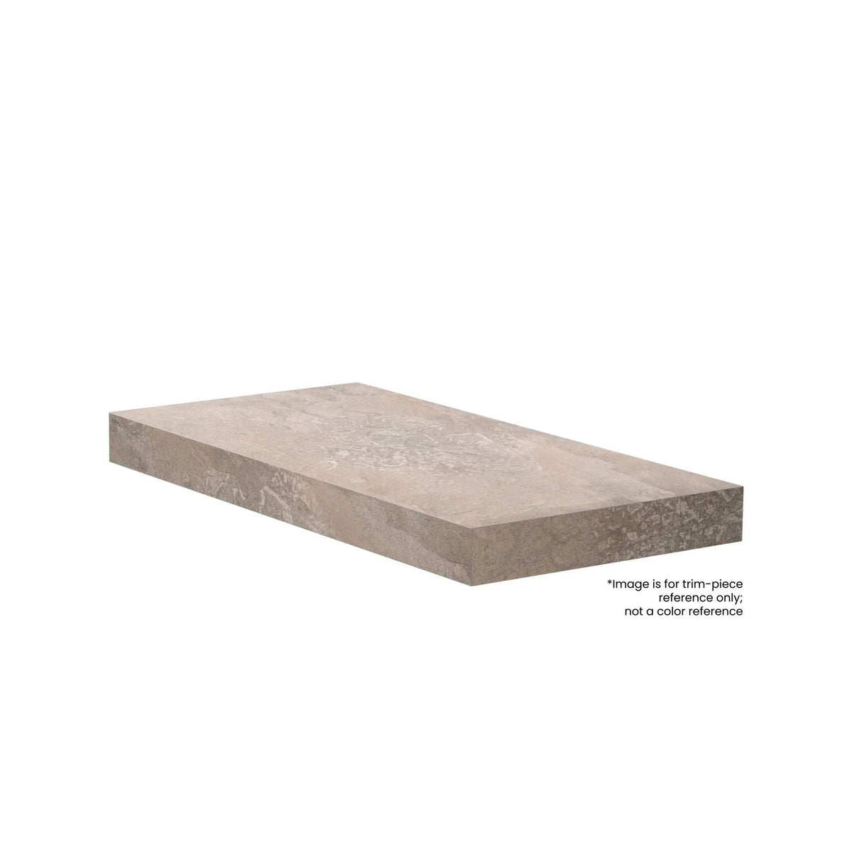 Frontier20 Natural Ivory Sky L Shape Corner Closure Right Stone Look Porcelain Moldings 12x24
