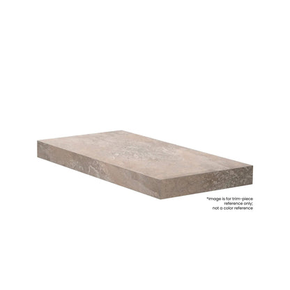 Frontier20 Natural Ivory Sky L Shape Corner Closure Right Stone Look Porcelain Moldings 12x24