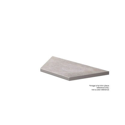 Frontier20 Dune Coping & Stair Corner Right Limestone Look Porcelain Moldings 12x48