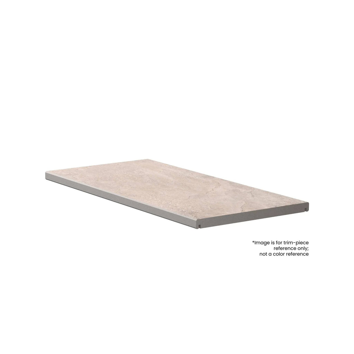 Frontier20 Travertine Select Cross Cut Beige Cover Look Porcelain Moldings 12x24
