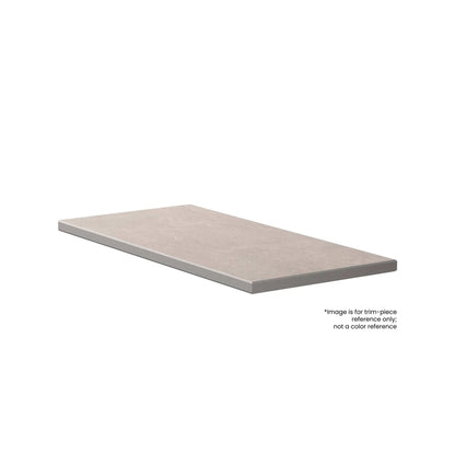 Frontier20 Pearl End-cover Limestone Look Porcelain Moldings 12x24