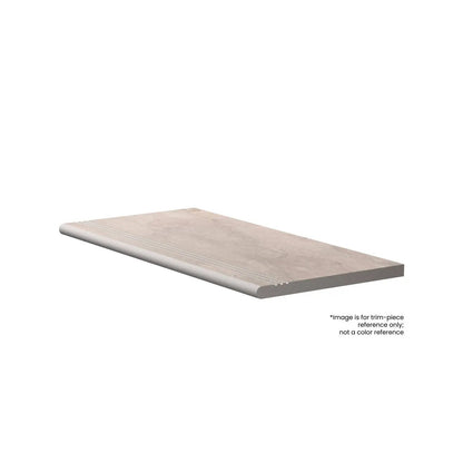 Frontier20 Rustic Gold Grip Stair Bullnose Slate Look Porcelain Moldings 12x24