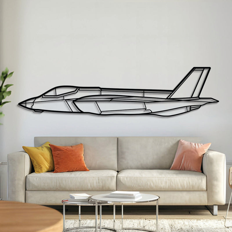 F-35C Lightning II Metal Aircraft Wall Art - NCP0224, front view
