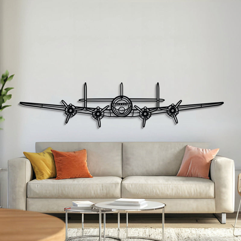 L-749A Front Metal Aircraft Wall Art - NCP0183, front view