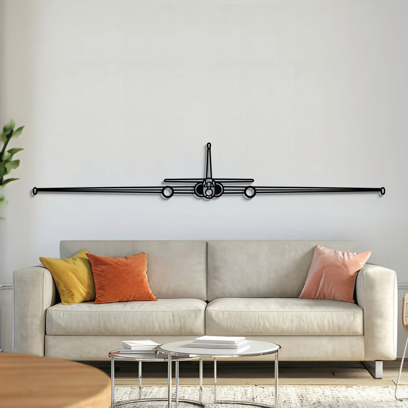 U-2 Dragon Lady Front Metal Aircraft Wall Art - NCP0499, front view