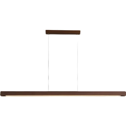 Log Style Solid Wood Chandelier Light – 110V Wide Pressure Strip