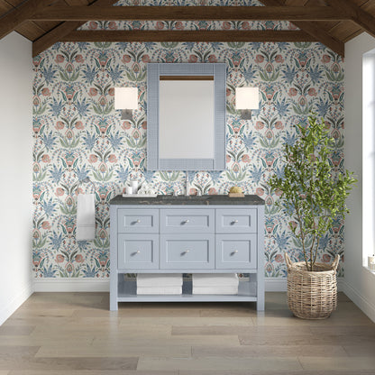 James Martin Breckenridge 48" Single Bathroom Vanity, Serenity Blue