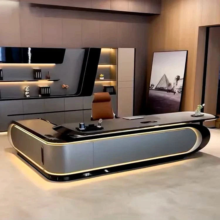 Echelon · Luxury L-Shaped Executive Desk