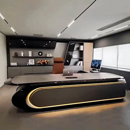 Echelon · Luxury L-Shaped Executive Desk