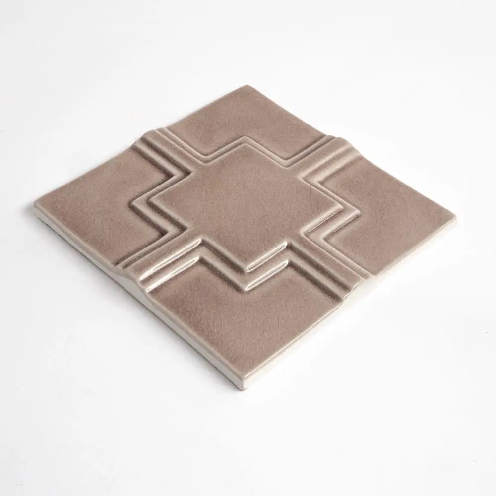Loto Crackled Ceramic Accent Tiles 6x6