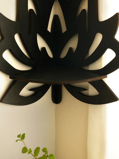 DecorBites™ Lotus Floating Wall Shelf - Multi-Style Home Decor