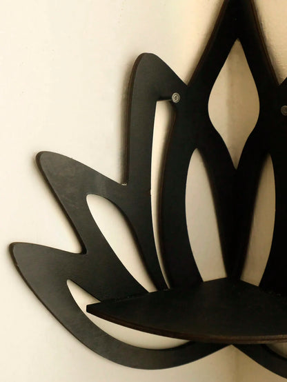 DecorBites™ Lotus Floating Wall Shelf - Multi-Style Home Decor