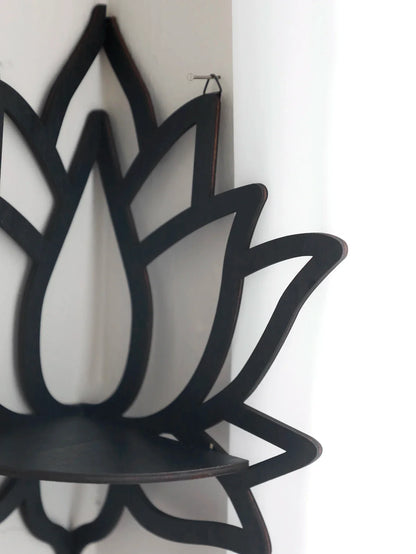 DecorBites™ Lotus Floating Wall Shelf - Multi-Style Home Decor