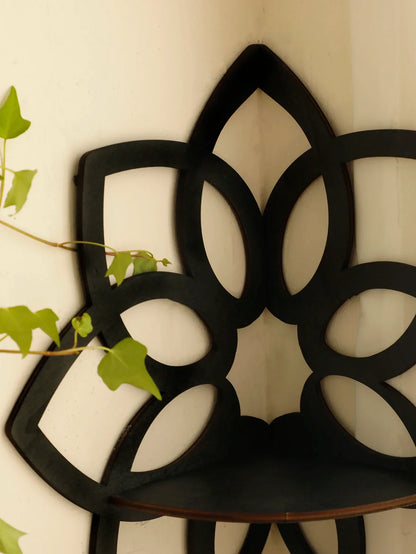 DecorBites™ Lotus Floating Wall Shelf - Multi-Style Home Decor
