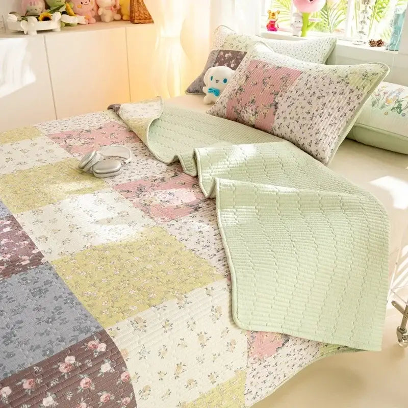 Lucky dinosaur cartoon pattern cotton mattress mat bedroom bedding