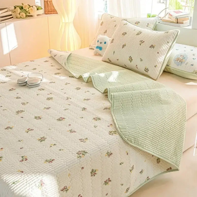 Lucky dinosaur cartoon pattern cotton mattress mat bedroom bedding