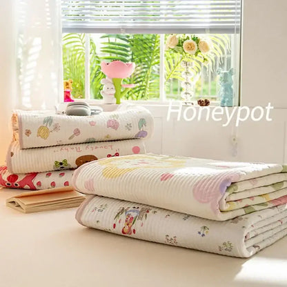 Lucky dinosaur cartoon pattern cotton mattress mat bedroom bedding