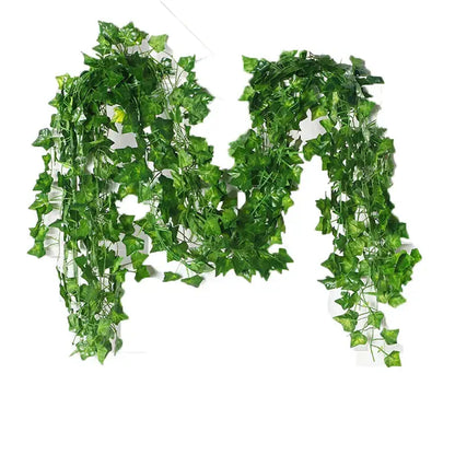 Lush green silk creeper plant living room artificial ivy vine