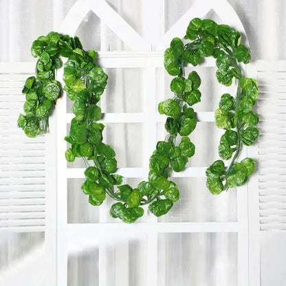 Lush green silk creeper plant living room artificial ivy vine