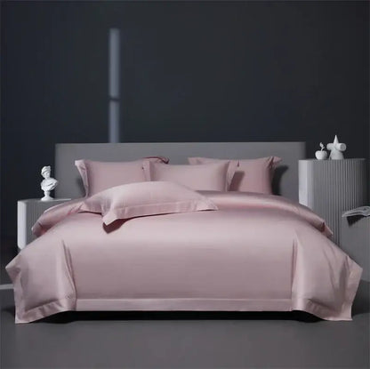 Luxe burgundy red egyptian cotton bedding set for bedroom