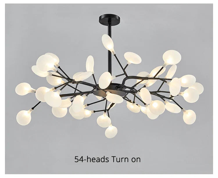 DecorBites™ Luxurious Golden LED Chandelier for Home