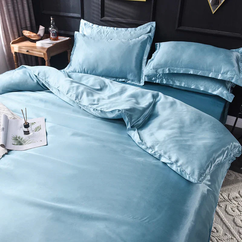 DecorBites™ Luxurious Silk Bedding Set - Various Sizes
