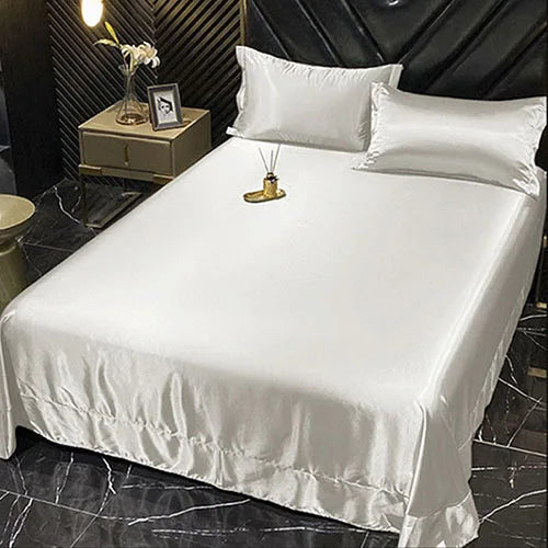 DecorBites™ Luxurious Silk Queen Size Bedding Set