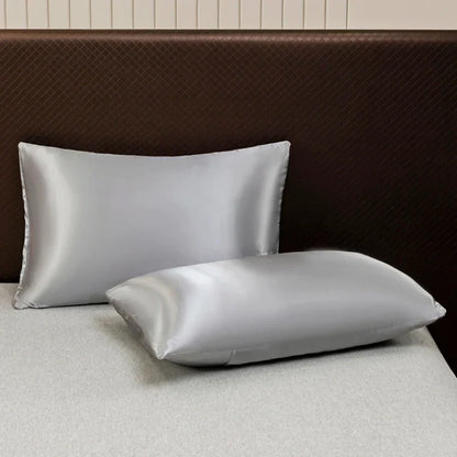 DecorBites™ Luxurious Solid Color Satin Bedding Set