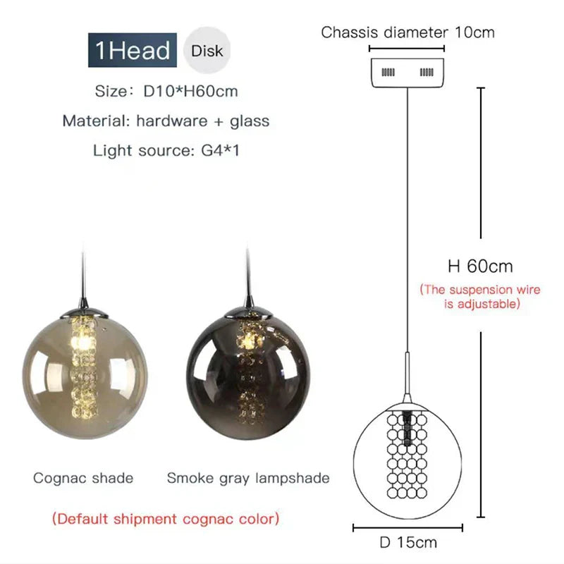DecorBites™ Luxurious Spiral LED Chandelier for Home & Hotel