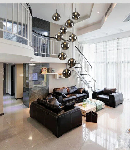 DecorBites™ Luxurious Spiral LED Chandelier for Home & Hotel