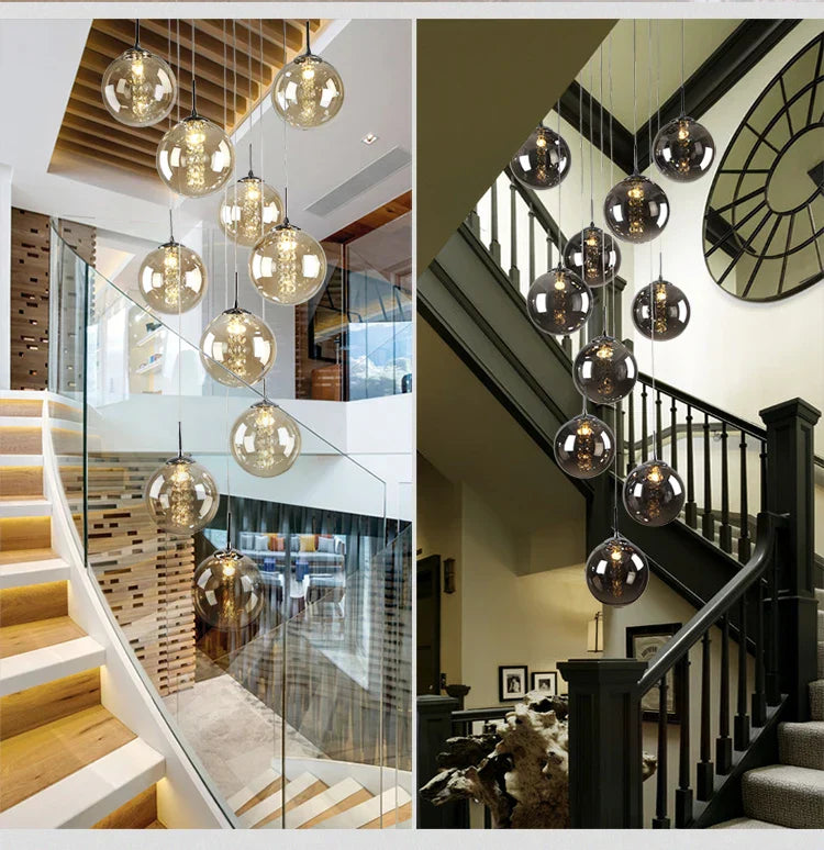 DecorBites™ Luxurious Spiral LED Chandelier for Home & Hotel