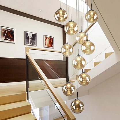 DecorBites™ Luxurious Spiral LED Chandelier for Home & Hotel