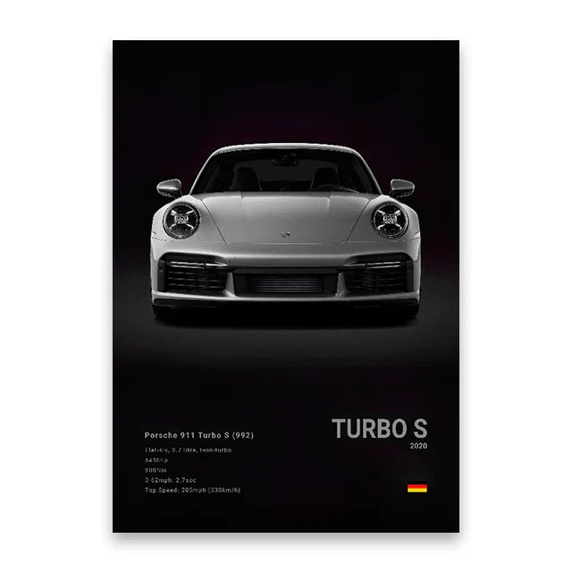 DecorBites™ Luxury Car Canvas Art Print Home Decor Gift