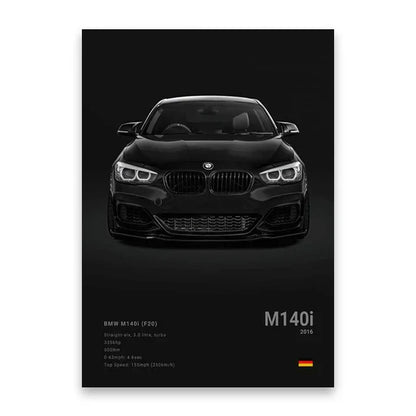 DecorBites™ Luxury Car Canvas Print Wall Art