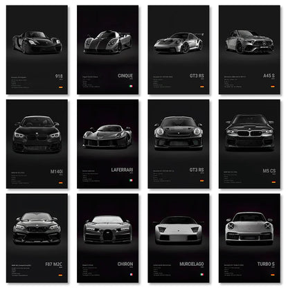 DecorBites™ Luxury Car Canvas Print Wall Art